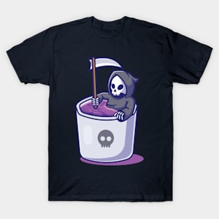 Cute grim reaper in mug T-Shirt